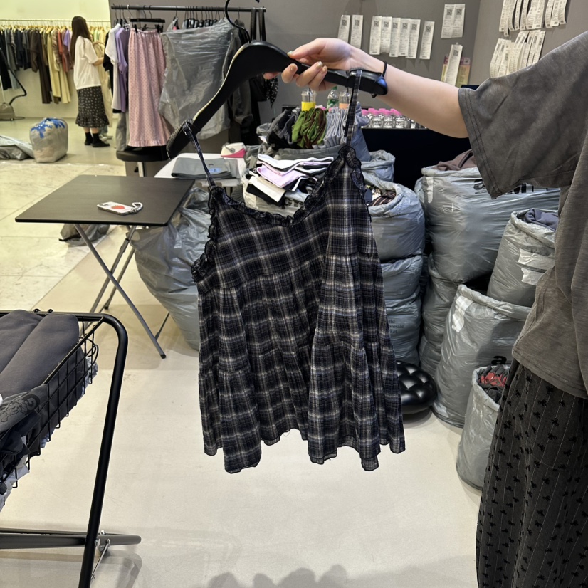 CREDITO韓國直郵女裝新品26春夏26夏季時尚連衣裙不含內搭CREDITO連衣裙圖色2