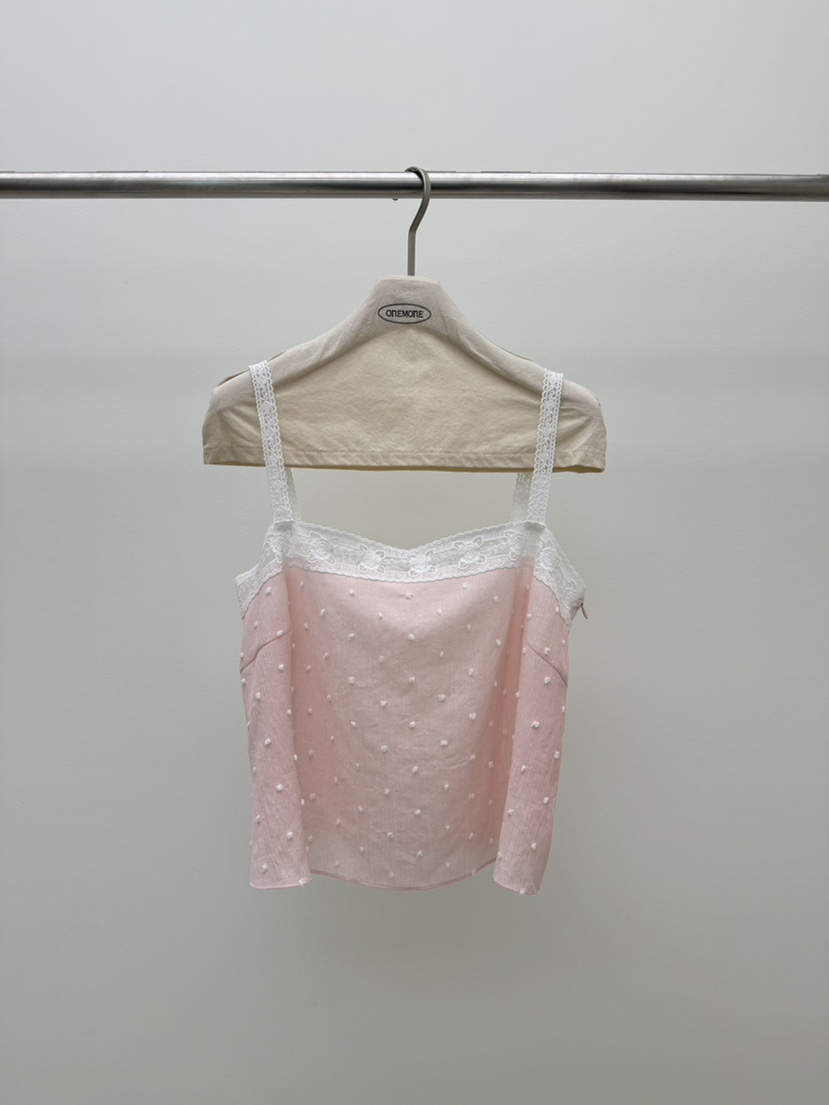 ONE MONE韓國直郵實拍女士新品熱賣26春夏人氣職業吊帶背心ONE MONE吊帶/背心圖色2