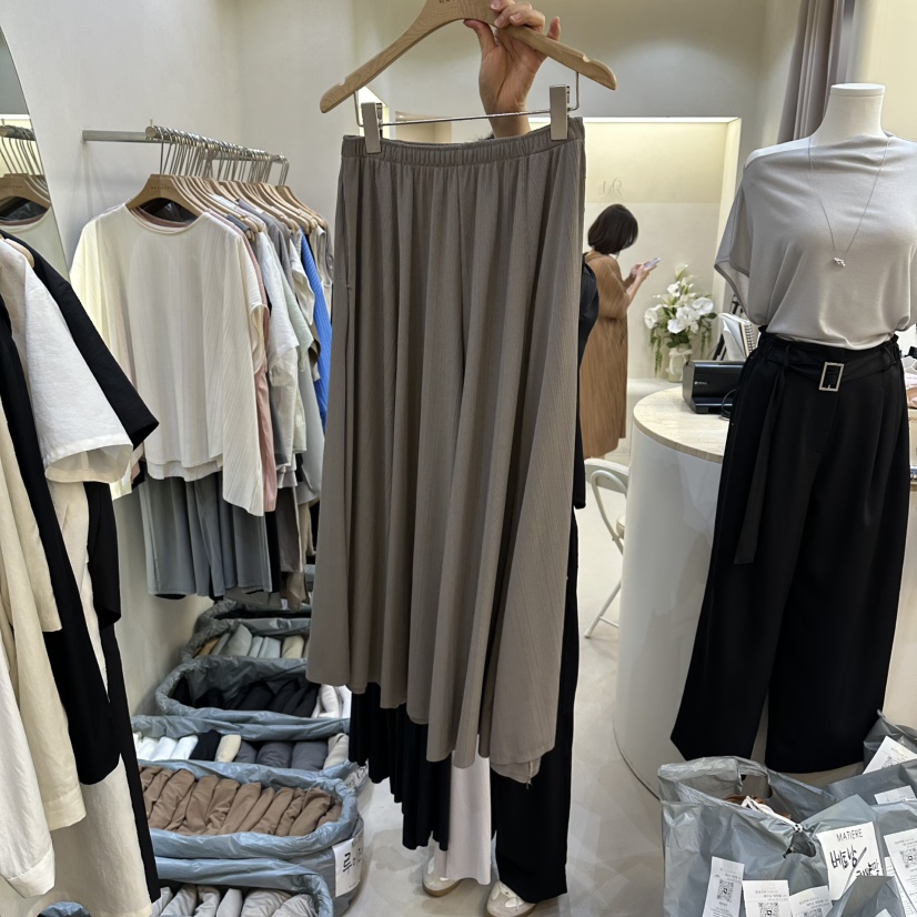 MATIERE韓國直郵實拍女裝新品26夏季26春夏熱賣時尚休閑褲MATIERE休閑褲圖色2