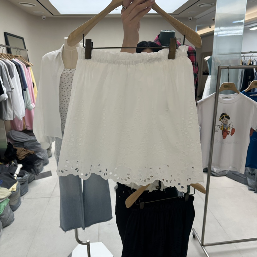 FORMING-P韓國東大門代購女裝新款休閑半身裙中短裙刺繡FORMING-P半身裙/中短裙
