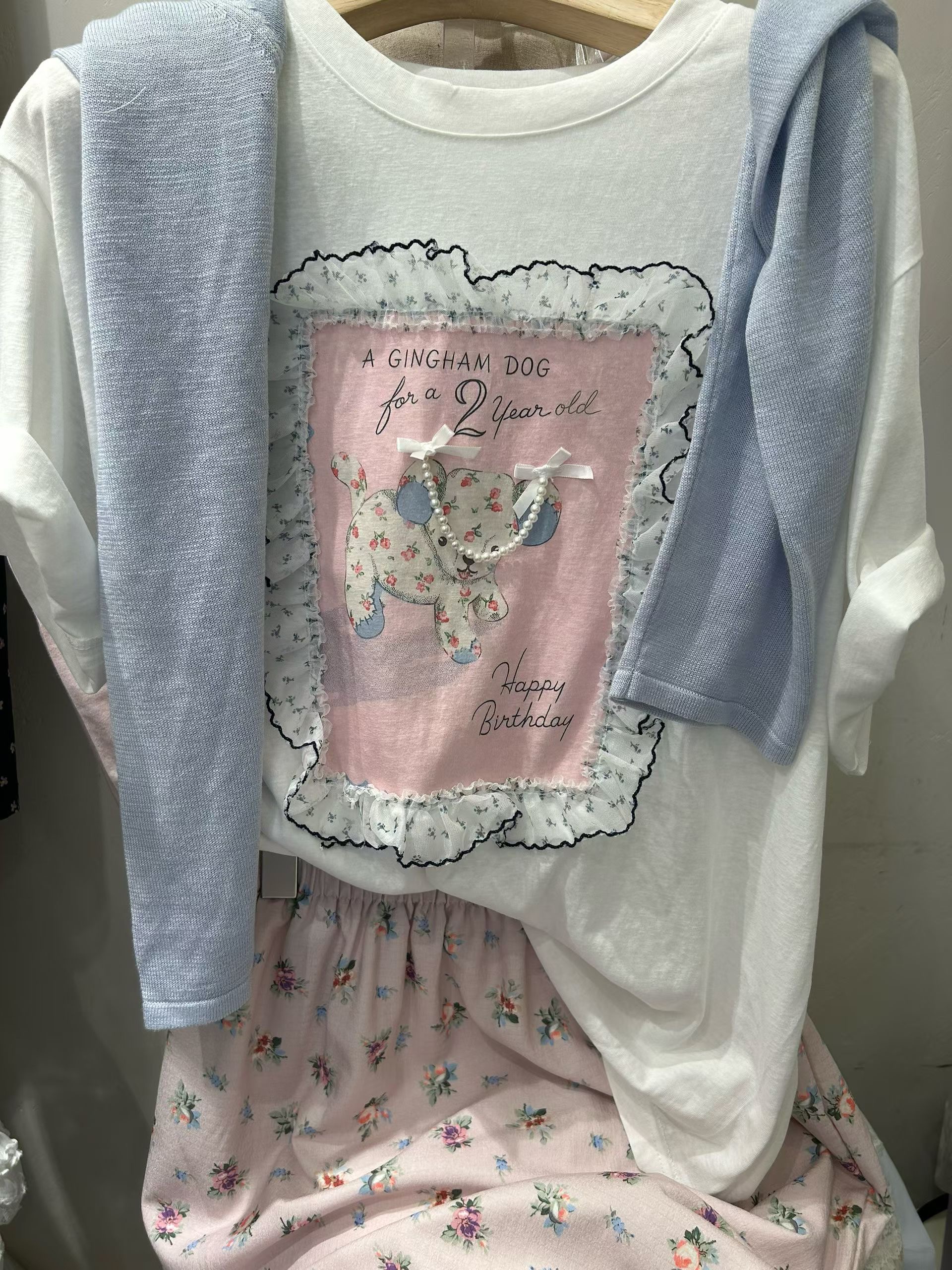LA KERR韓國直郵女士新款休閑26春夏推薦時尚人氣職業T恤LA KERRT恤圖色3