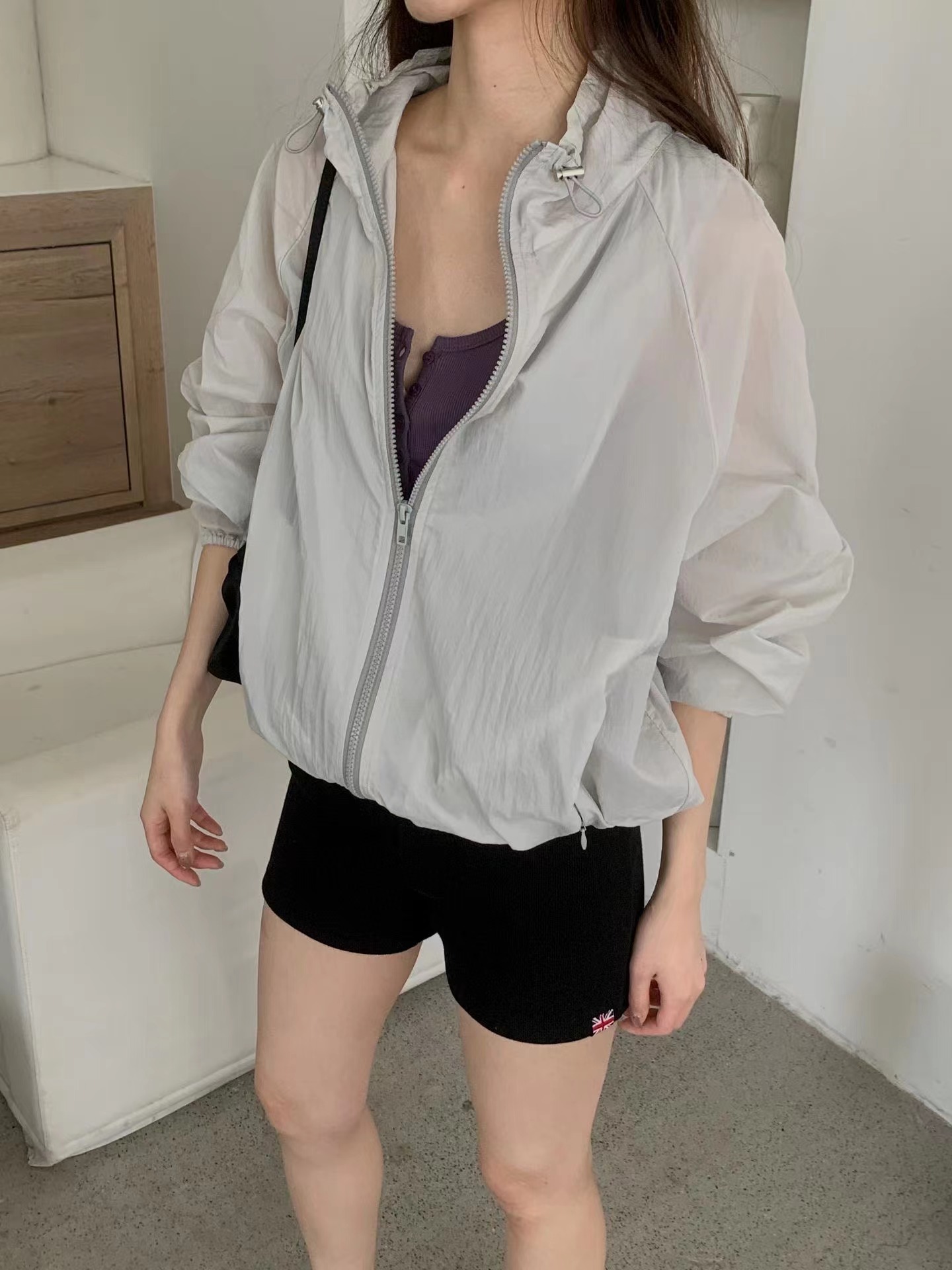 FIKA韓國東大門代購女裝新品26春夏熱賣26夏季休閑推薦夾克FIKA夾克圖色1