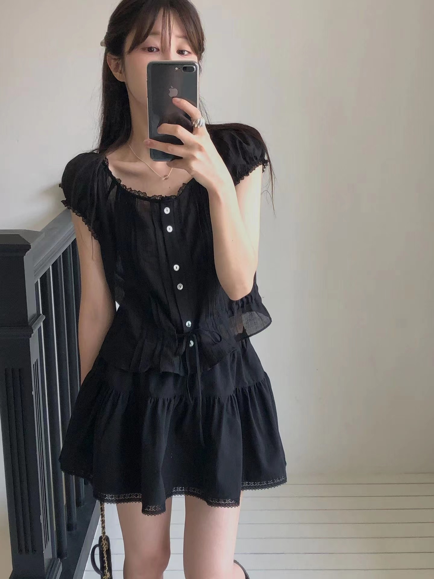 MIELLE-미엘르-OT韓國東大門代購女裝新款推薦襯衫蕾絲衫MIELLE-2件起襯衫/蕾絲衫
