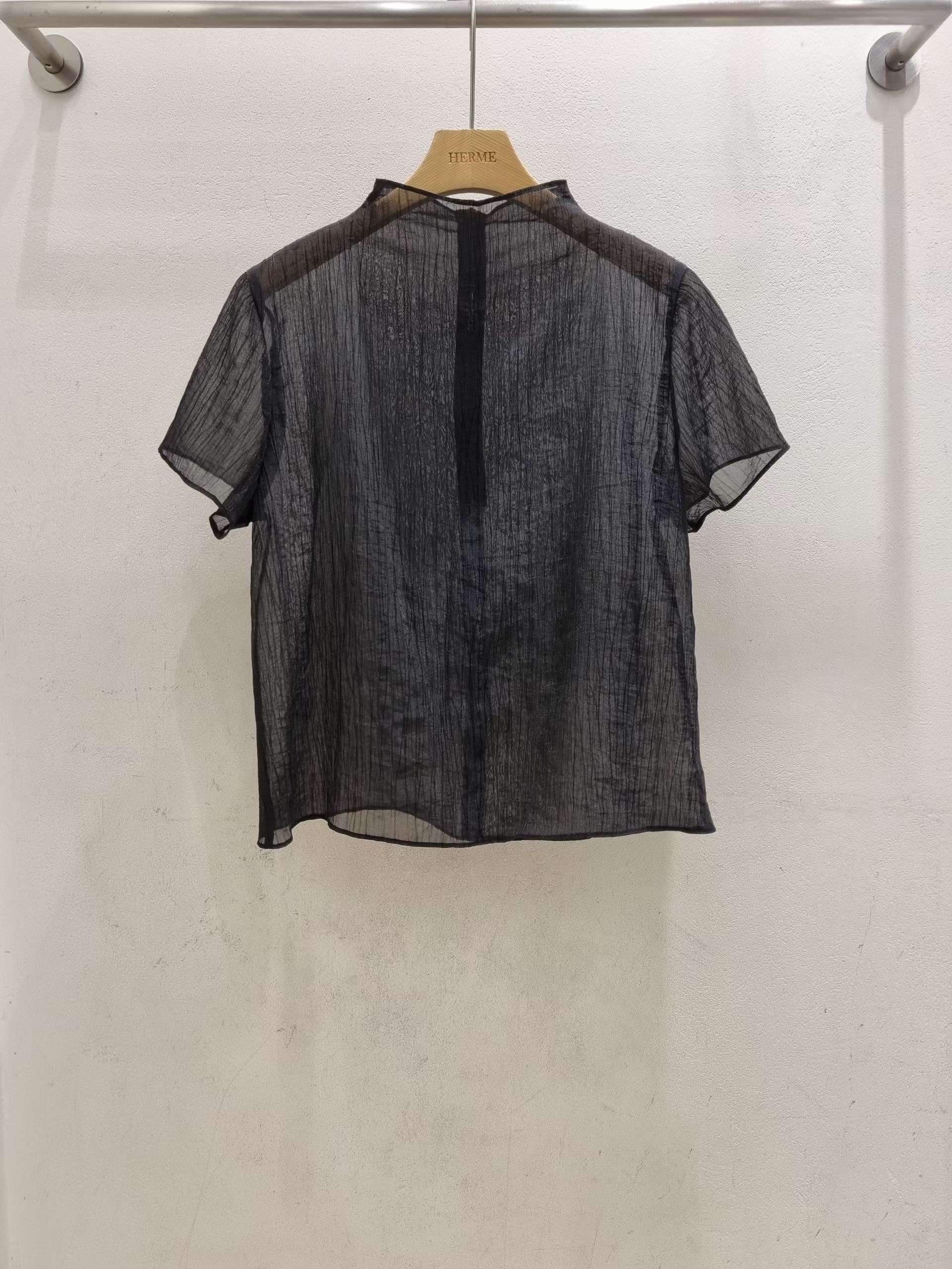 HERME韓國直郵女裝新品26春夏熱賣26夏季推薦時尚襯衫蕾絲衫HERME襯衫/蕾絲衫圖色3