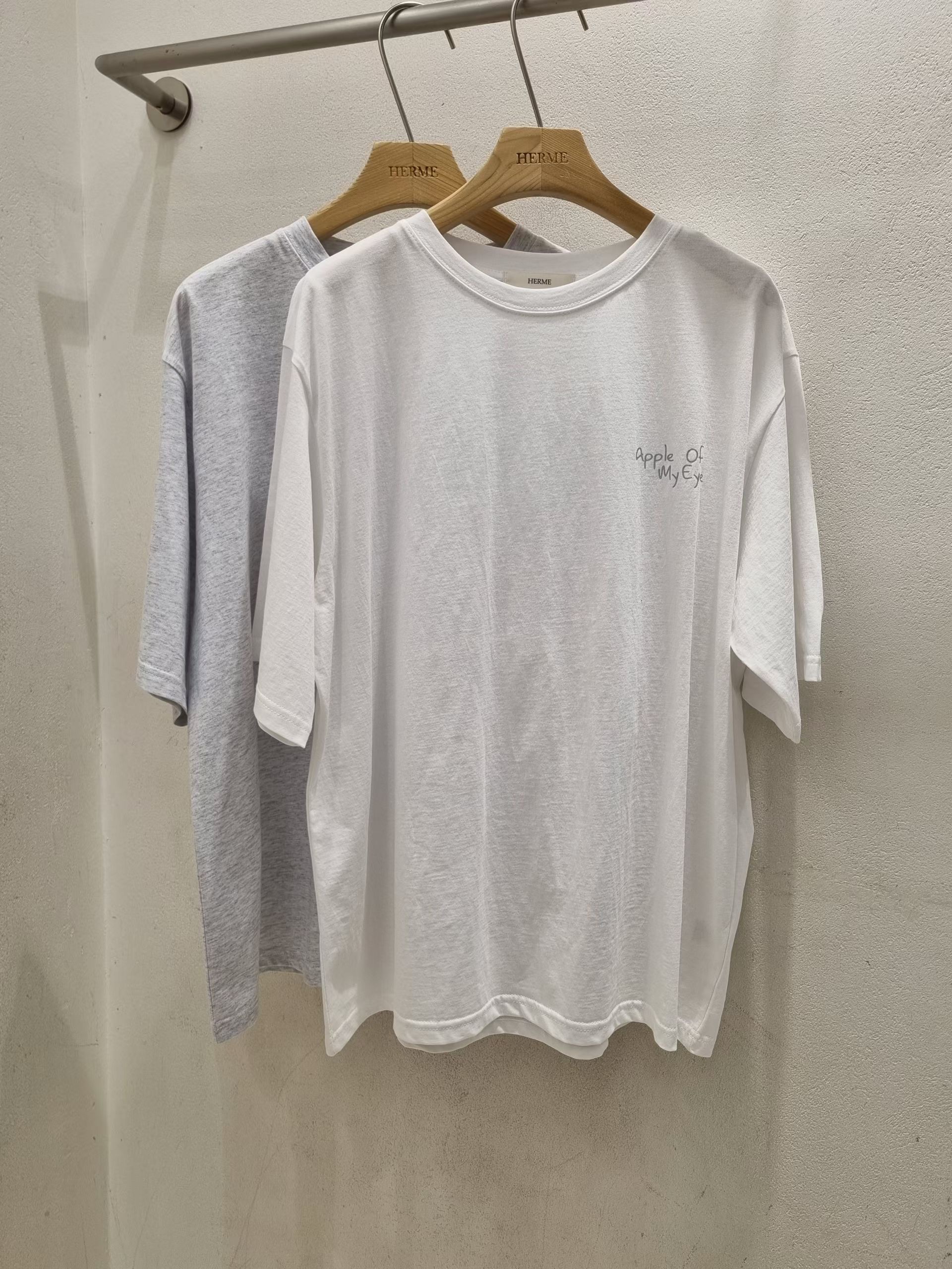 HERME東大門實拍韓國女士新品26夏季26春夏熱賣推薦職業T恤HERMET恤