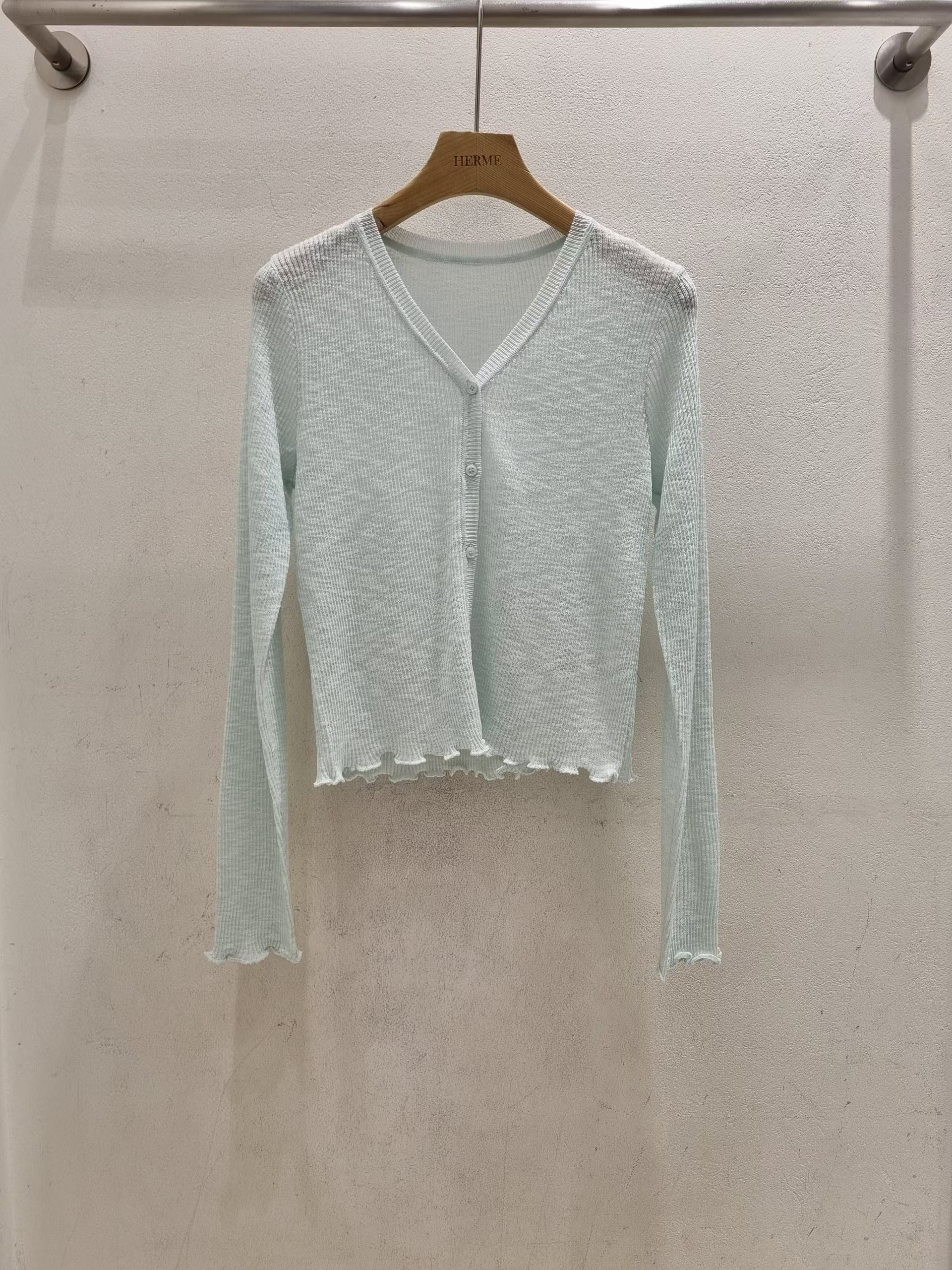 HERME韓國直郵女士新品職業時尚熱賣26夏季推薦26春夏針織衫HERME針織衫圖色3