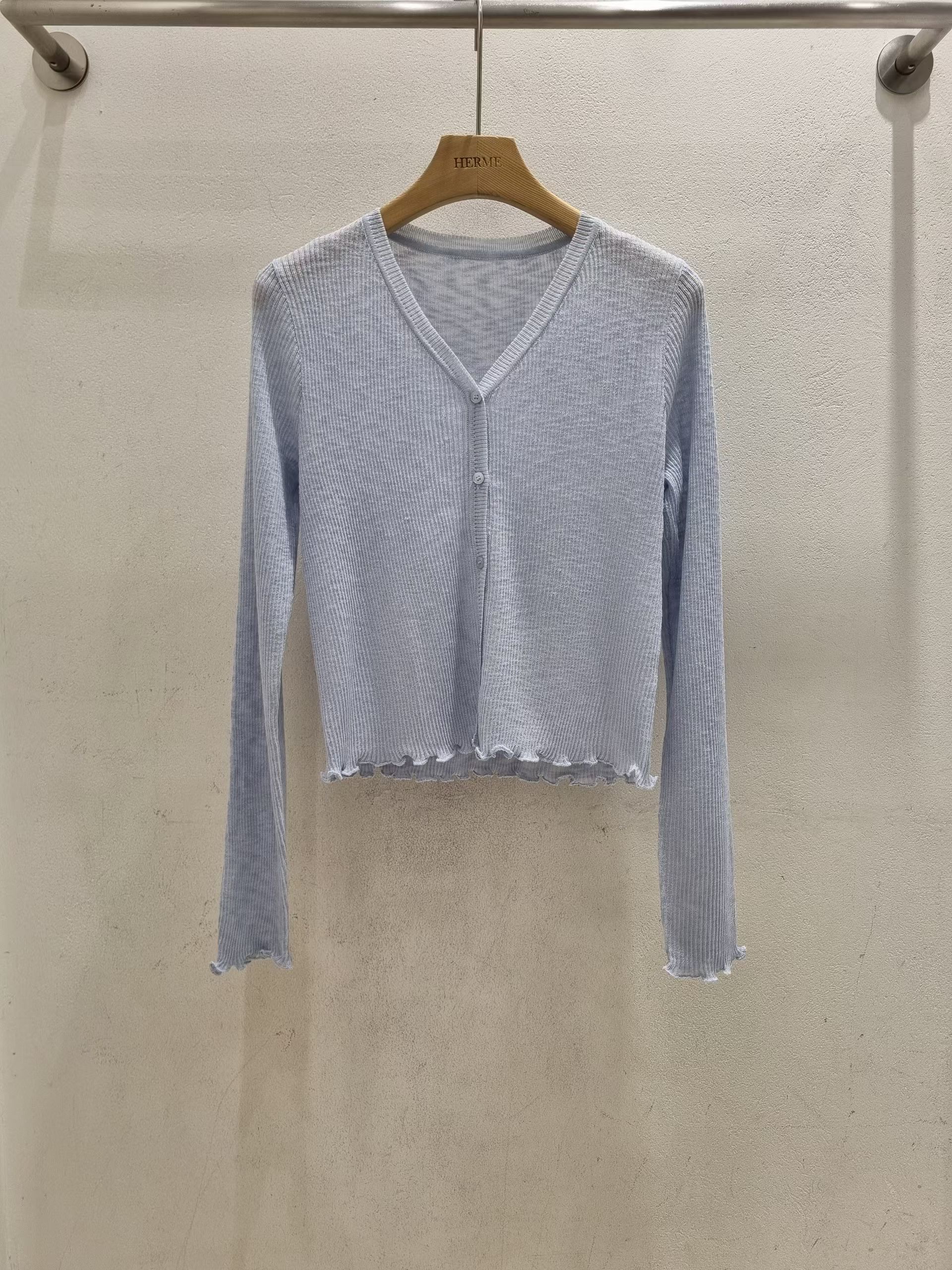 HERME韓國直郵女士新品職業時尚熱賣26夏季推薦26春夏針織衫HERME針織衫圖色4