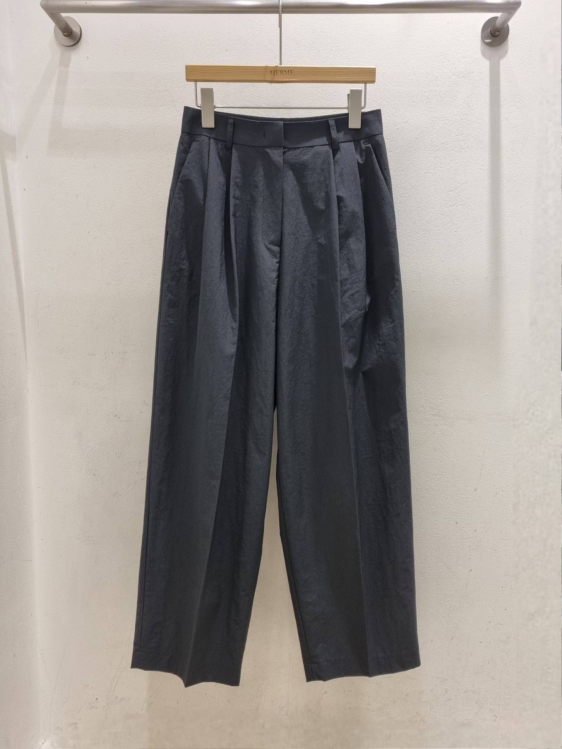 HERME韓國直郵女士新款休閑時尚職業26春夏26夏季休閑褲尼龍HERME休閑褲圖色3