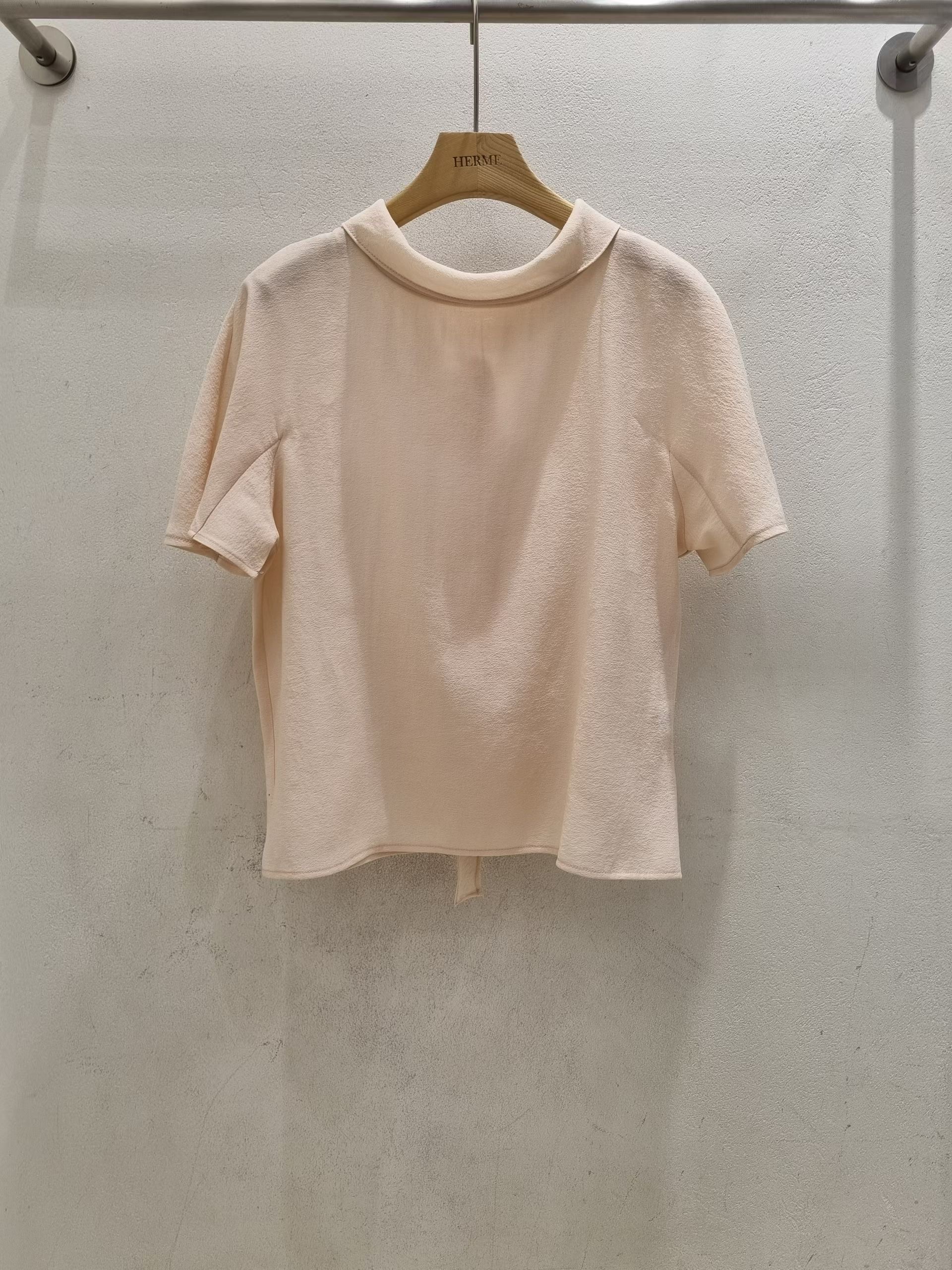 HERME韓國代購女裝新款26夏季職業休閑人氣時尚襯衫蕾絲衫HERME襯衫/蕾絲衫圖色2