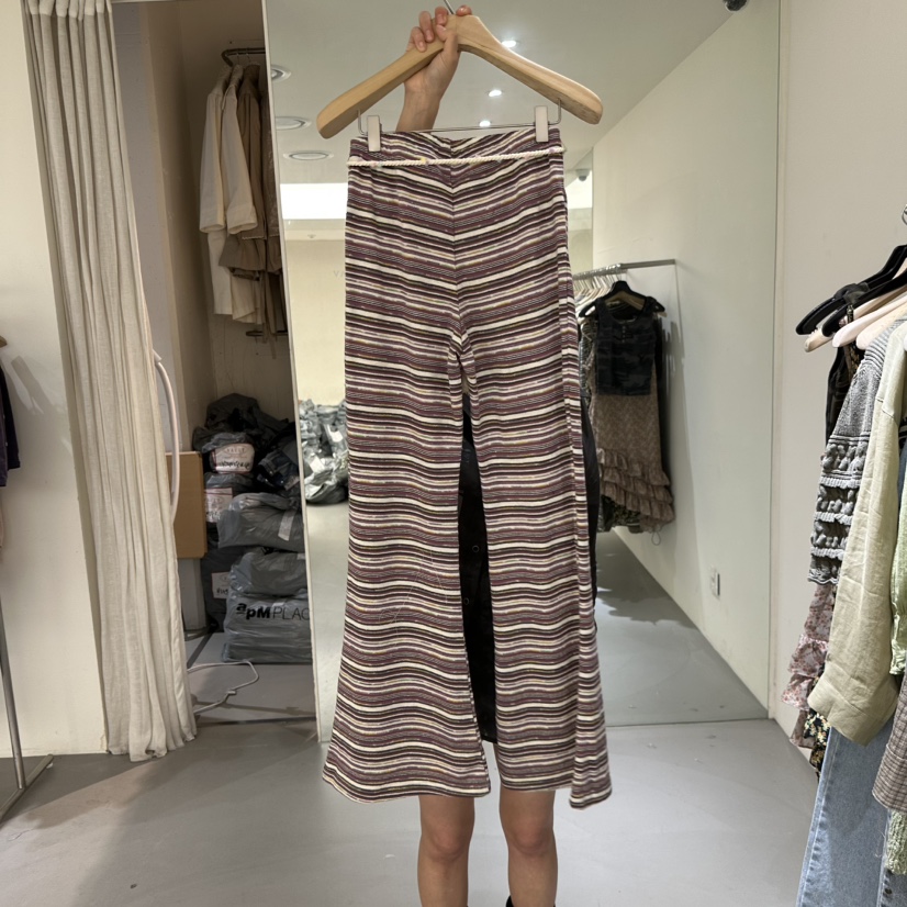 VAULT韓國直郵女裝新款26春夏休閑熱賣26夏季休閑褲含腰繩VAULT休閑褲