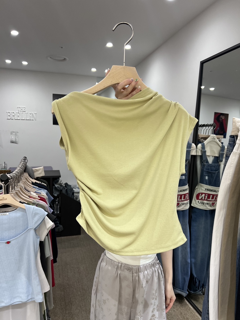 BRELLIN韓國直郵女士新品熱賣推薦職業26春夏吊帶背心不對稱BRELLIN吊帶/背心