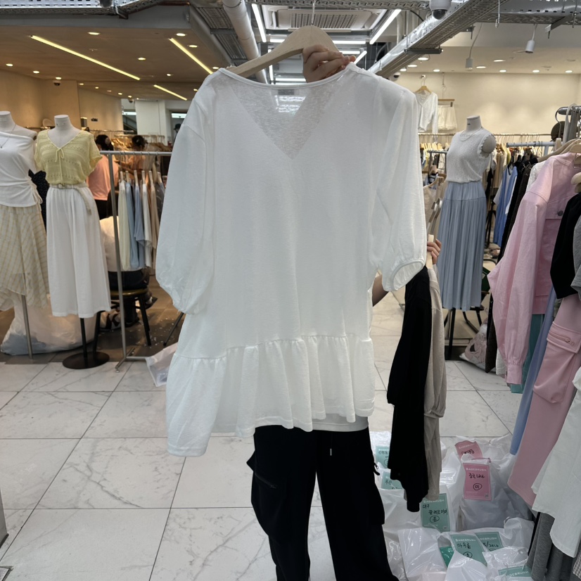 SAGE BRUSH韓國東大門代購女裝新品時尚26春夏人氣推薦T恤SAGE BRUSHT恤