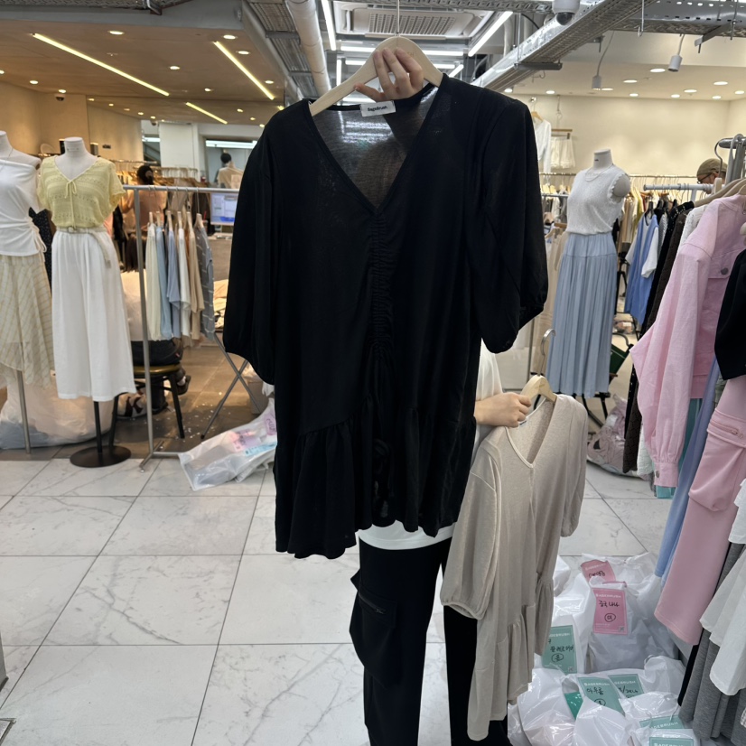 SAGE BRUSH韓國東大門代購女裝新品時尚26春夏人氣推薦T恤SAGE BRUSHT恤圖色3