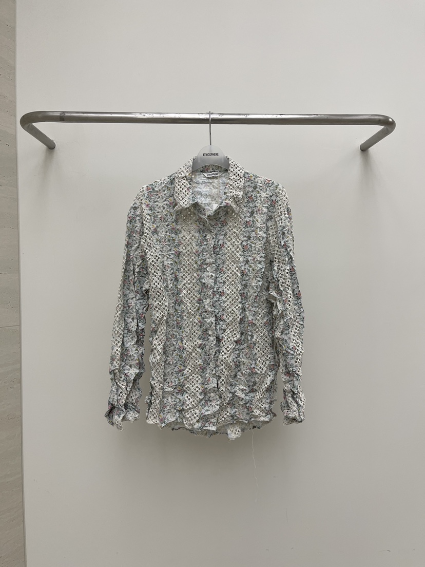 ATMOSPHERE韓國東大門代購女士新品人氣休閑26夏季襯衫蕾絲衫ATMOSPHERE/BLING襯衫/蕾絲衫圖色2
