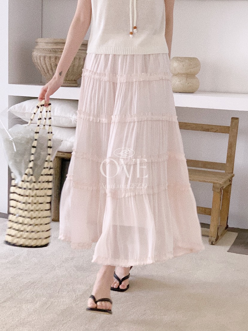 OVE韓國東大門代購女裝新品26春夏職業26夏季時尚推薦長裙OVE長裙