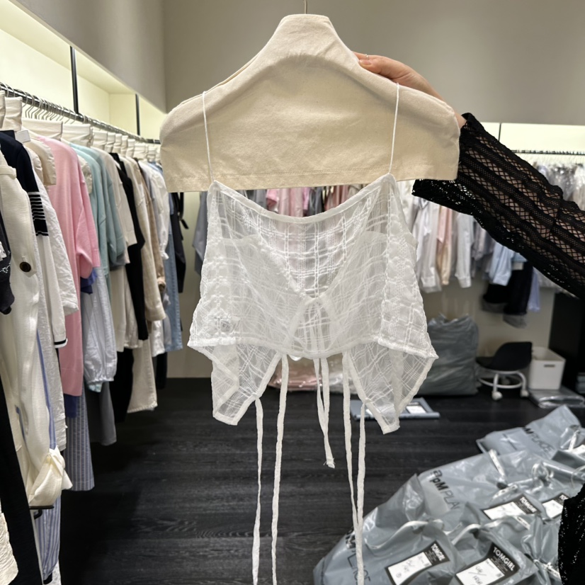 TOMGIRL韓國東大門直郵女裝新品推薦時尚26夏季26春夏吊帶背心TOMGIRL吊帶/背心