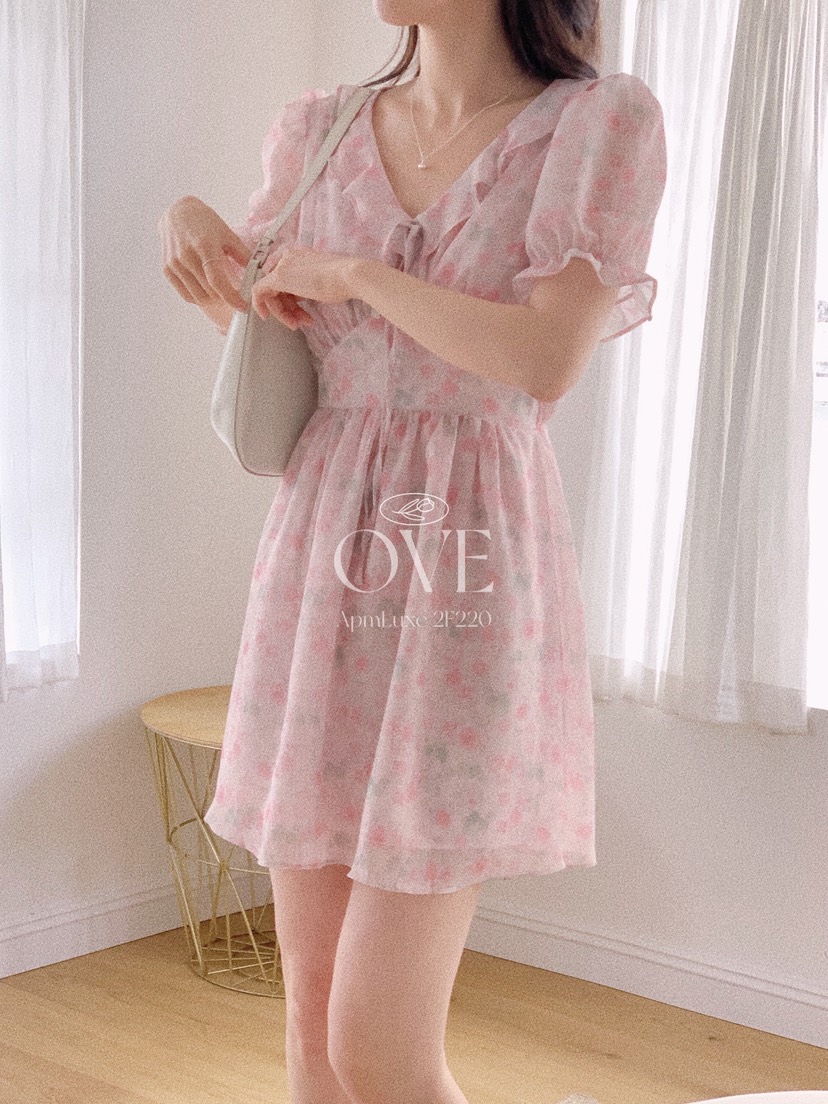 OVE韓國代購女士新品休閑26春夏人氣熱賣26夏季職業連衣裙OVE連衣裙
