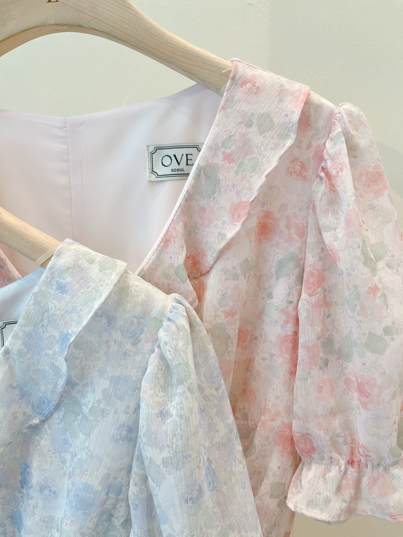 OVE韓國代購女士新品休閑26春夏人氣熱賣26夏季職業連衣裙OVE連衣裙