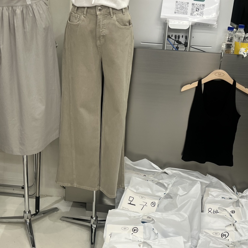 TAKE YOUE TIME韓國東大門代購女裝新款推薦休閑褲棉質TAKE YOUE TIME休閑褲圖色1