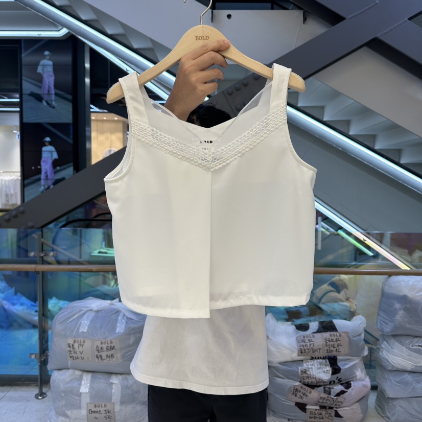 BOLD韓國代購女裝新款休閑26夏季熱賣人氣26春夏吊帶背心BOLD吊帶/背心圖色1