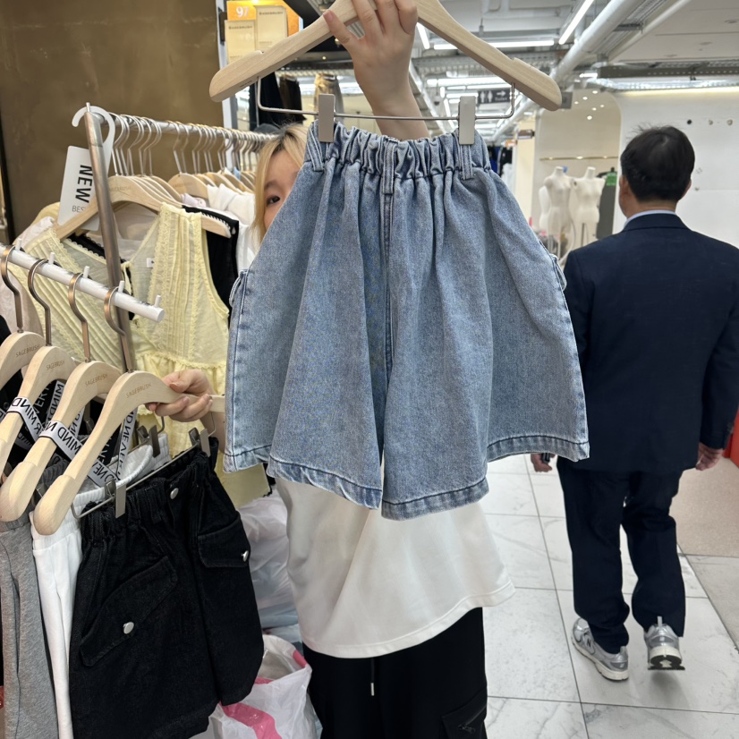 SAGE BRUSH韓國代購女裝新款休閑26春夏熱賣人氣短褲口袋SAGE BRUSH短褲
