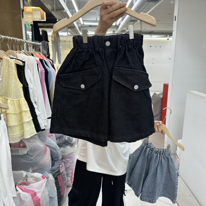 SAGE BRUSH韓國代購女裝新款休閑26春夏熱賣人氣短褲口袋SAGE BRUSH短褲圖色2