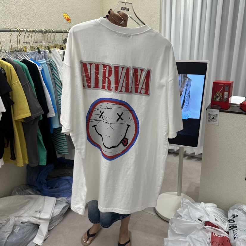 DRAWING韓國東大門直郵女裝新款推薦時尚休閑職業熱賣T恤DRAWINGT恤圖色2