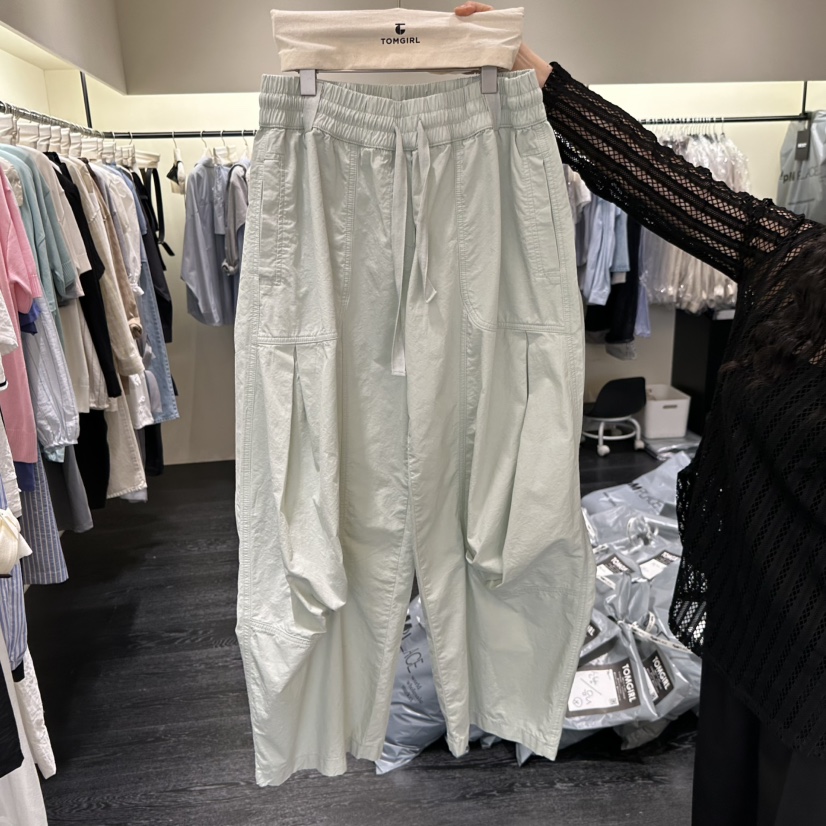 TOMGIRL韓國直郵女士新品26春夏熱賣時尚休閑推薦人氣休閑褲TOMGIRL休閑褲圖色1