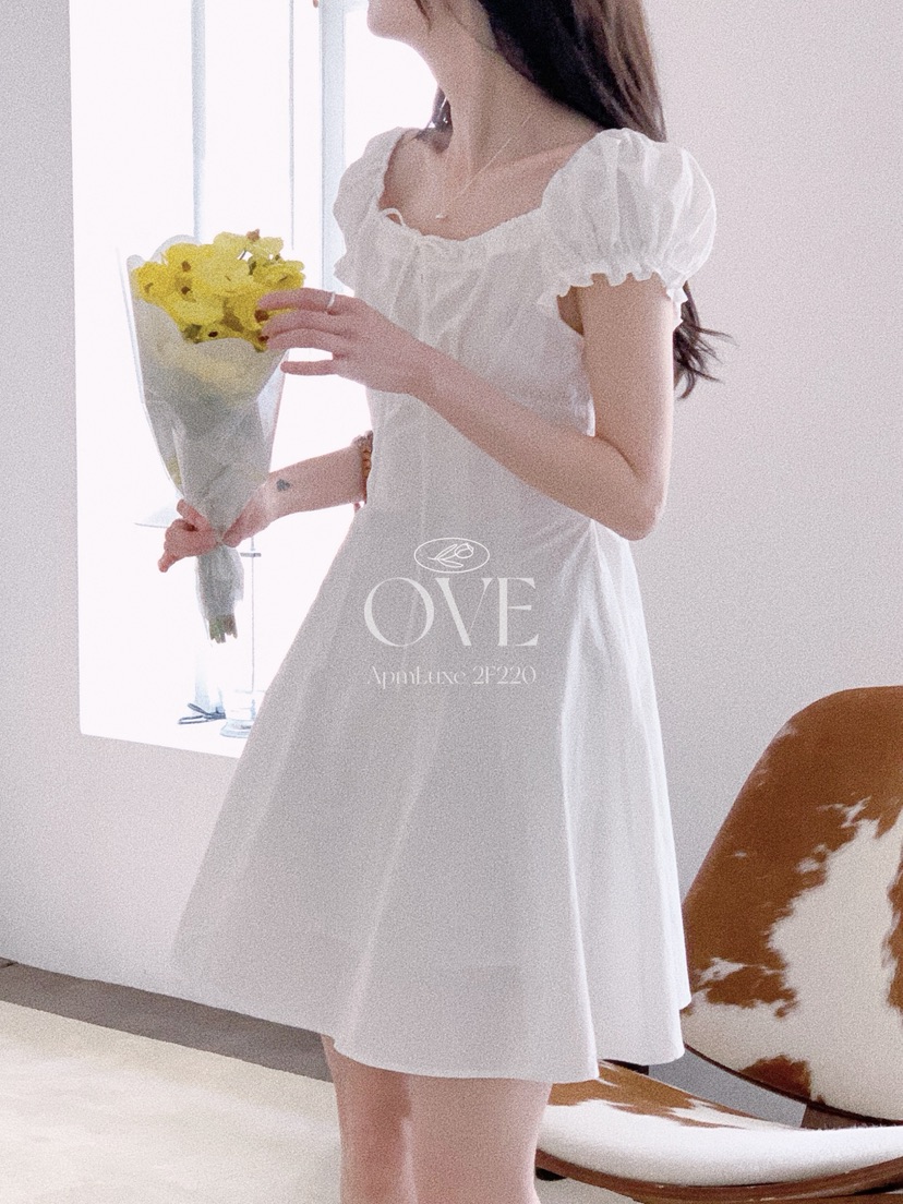 OVE韓國直郵女裝新品人氣時尚26春夏26夏季休閑職業連衣裙OVE連衣裙