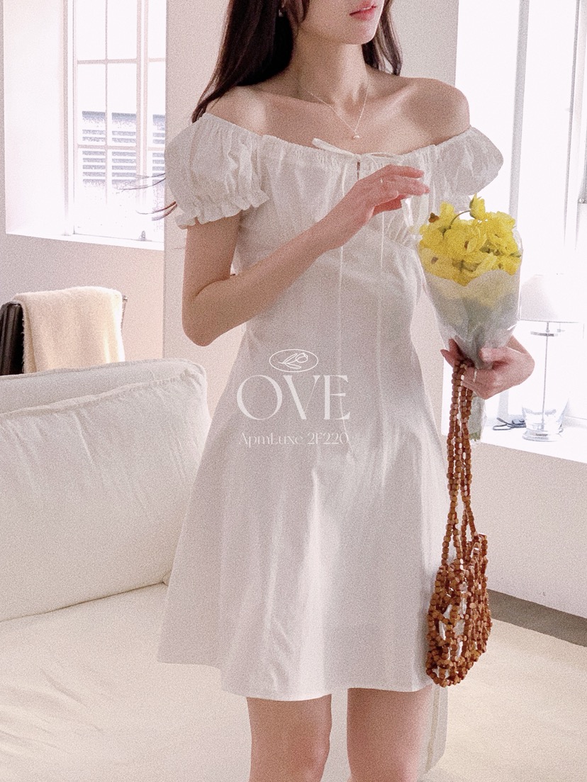 OVE韓國直郵女裝新品人氣時尚26春夏26夏季休閑職業連衣裙OVE連衣裙