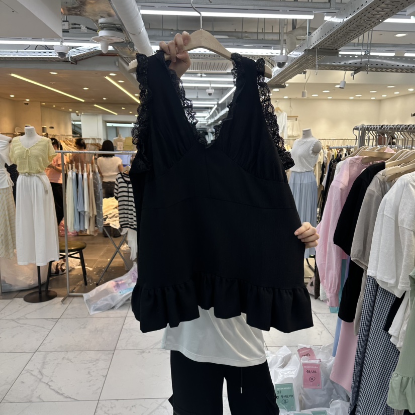 SAGE BRUSH韓國東大門直郵女士新款時尚26夏季26春夏吊帶背心SAGE BRUSH吊帶/背心圖色2