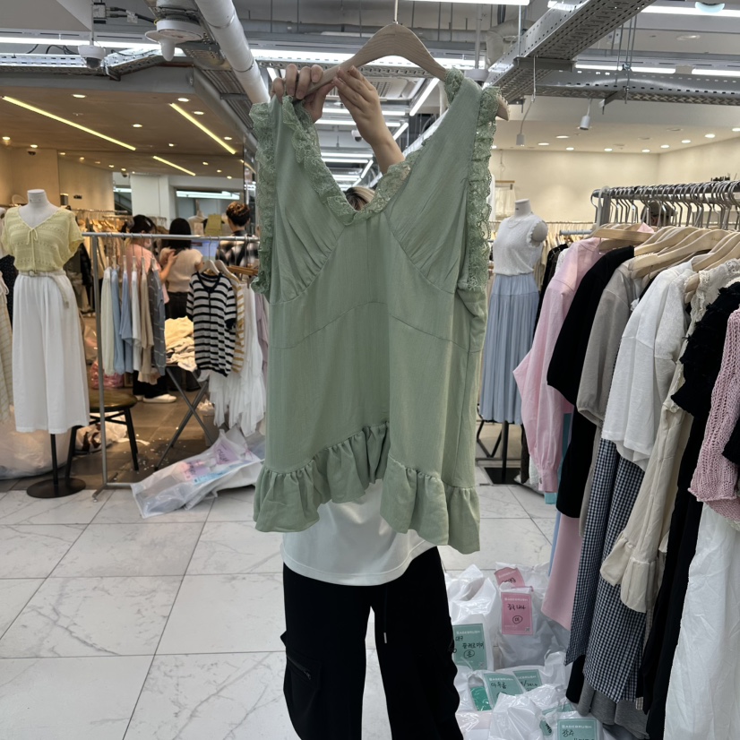 SAGE BRUSH韓國東大門直郵女士新款時尚26夏季26春夏吊帶背心SAGE BRUSH吊帶/背心圖色3