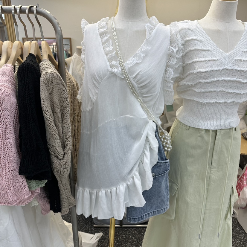 SAGE BRUSH韓國東大門直郵女士新款時尚26夏季26春夏吊帶背心SAGE BRUSH吊帶/背心圖色4