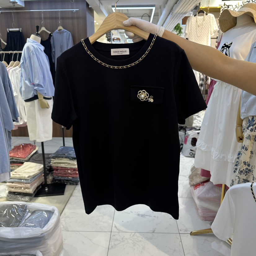 COCO HOLIC東大門實拍韓國女裝新品熱賣時尚人氣推薦T恤COCO HOLICT恤圖色2