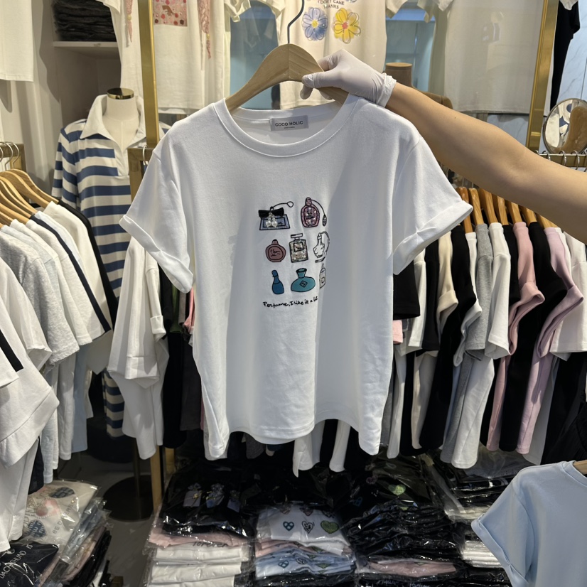 COCO HOLIC韓國東大門直郵女裝新品26春夏26夏季推薦T恤COCO HOLICT恤圖色3