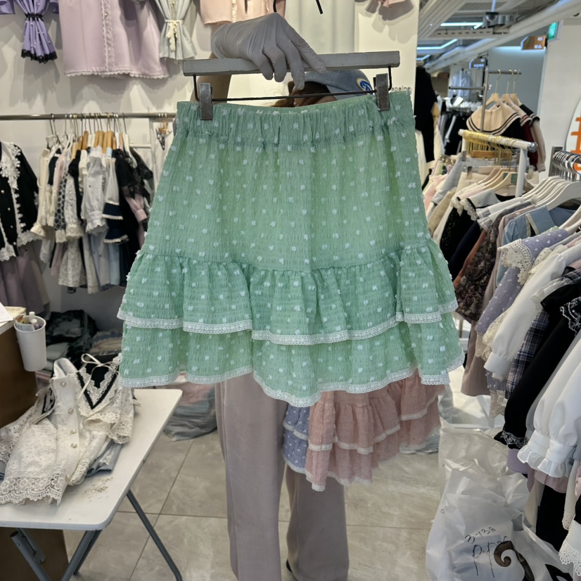 PAPA東大門實拍韓國女裝新品26春夏休閑職業熱賣26夏季短裙Papaine/HALMADE短裙