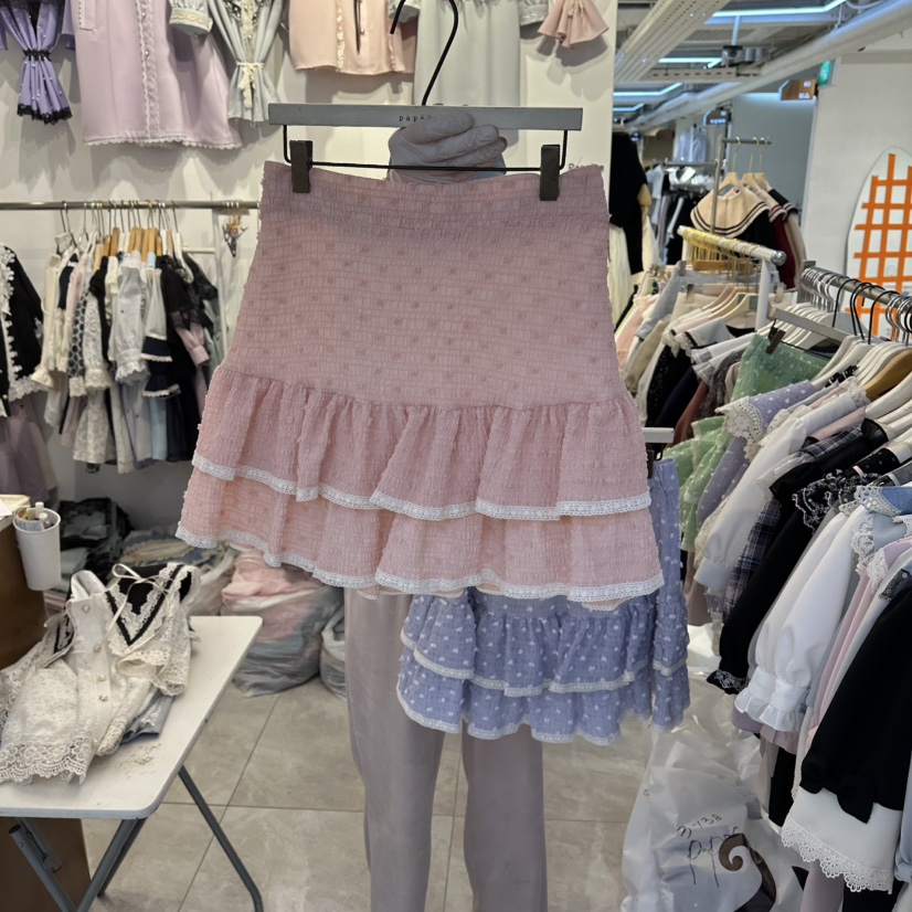 PAPA東大門實拍韓國女裝新品26春夏休閑職業熱賣26夏季短裙Papaine/HALMADE短裙圖色2