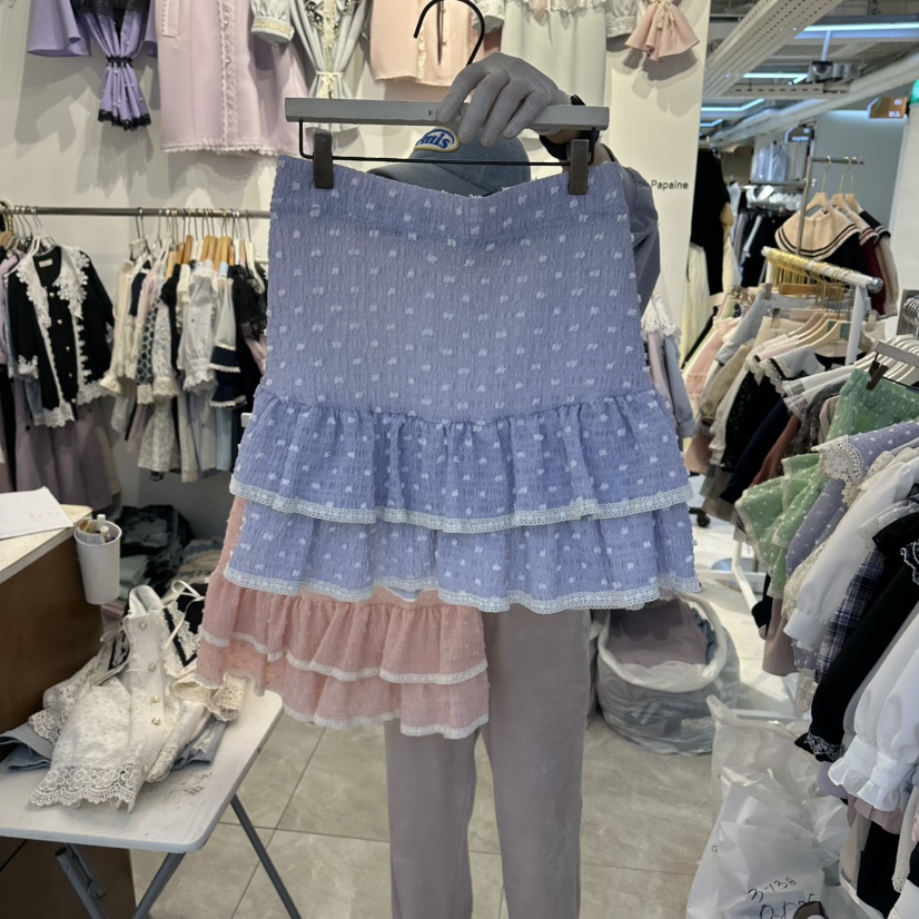 PAPA東大門實拍韓國女裝新品26春夏休閑職業熱賣26夏季短裙Papaine/HALMADE短裙圖色3