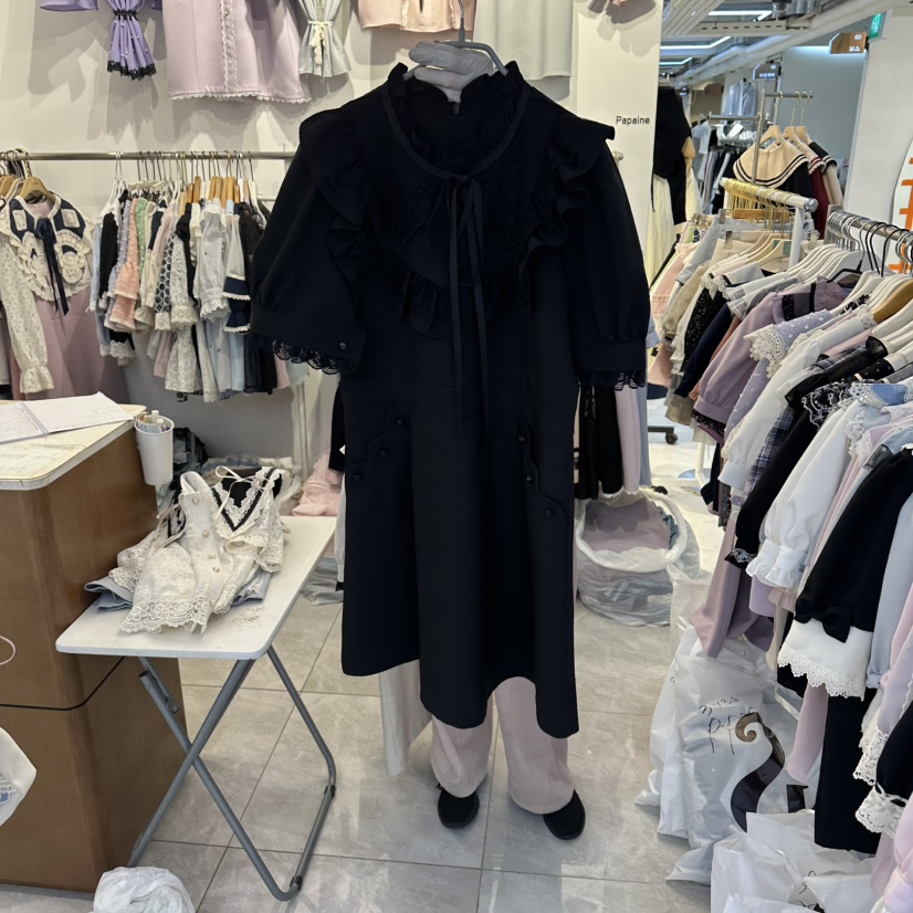 PAPA韓國東大門直郵女裝新品休閑26春夏熱賣職業26夏季連衣裙Papaine/HALMADE連衣裙圖色3