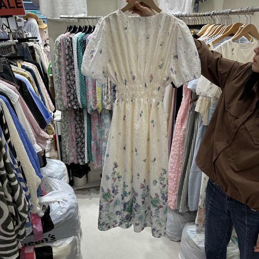 BIKINI東大門實拍韓國女士新品26夏季熱賣人氣休閑連衣裙BIKINI連衣裙
