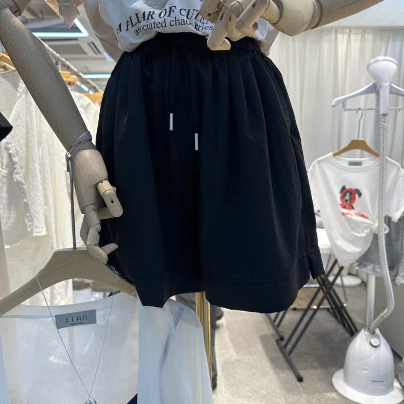 ELAN韓國直郵女士新品職業熱賣推薦時尚26夏季26春夏短褲系帶ELAN短褲圖色4