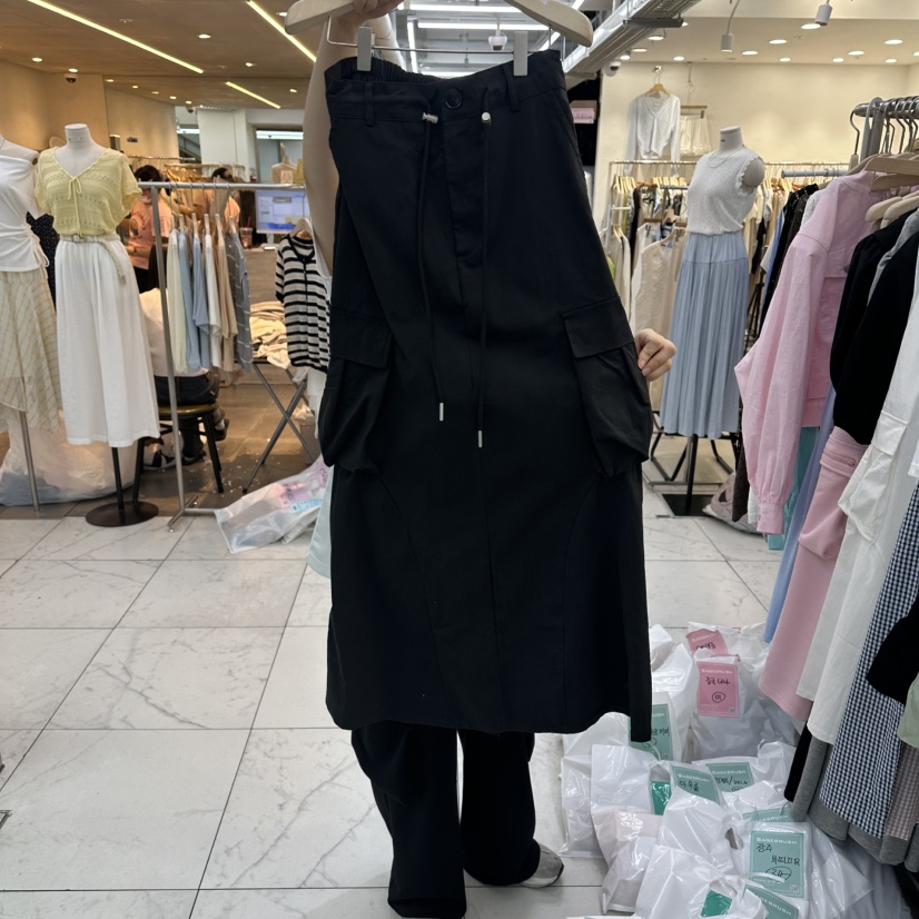 SAGE BRUSH韓國直郵女士新款時尚休閑26春夏長裙工裝長款SAGE BRUSH長裙圖色2