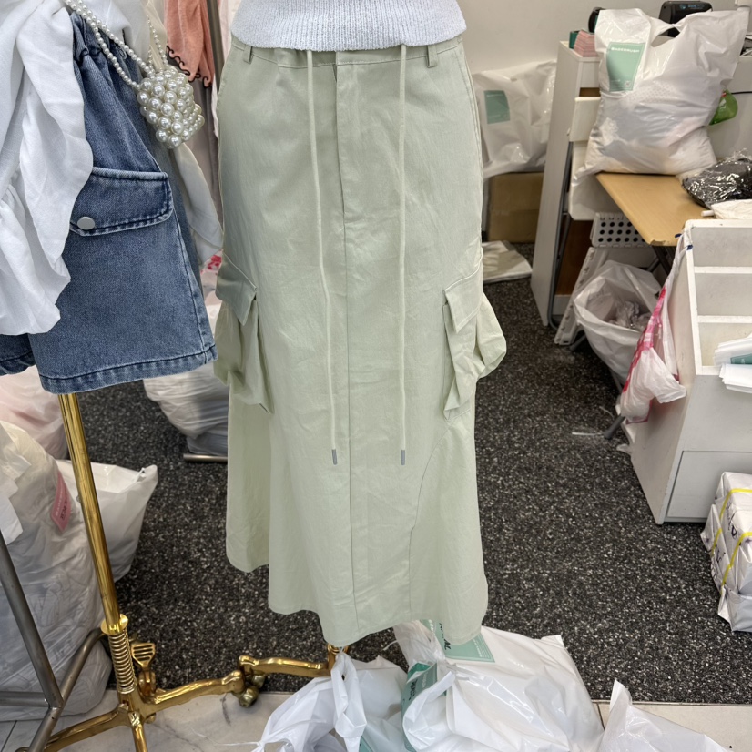 SAGE BRUSH韓國直郵女士新款時尚休閑26春夏長裙工裝長款SAGE BRUSH長裙圖色3
