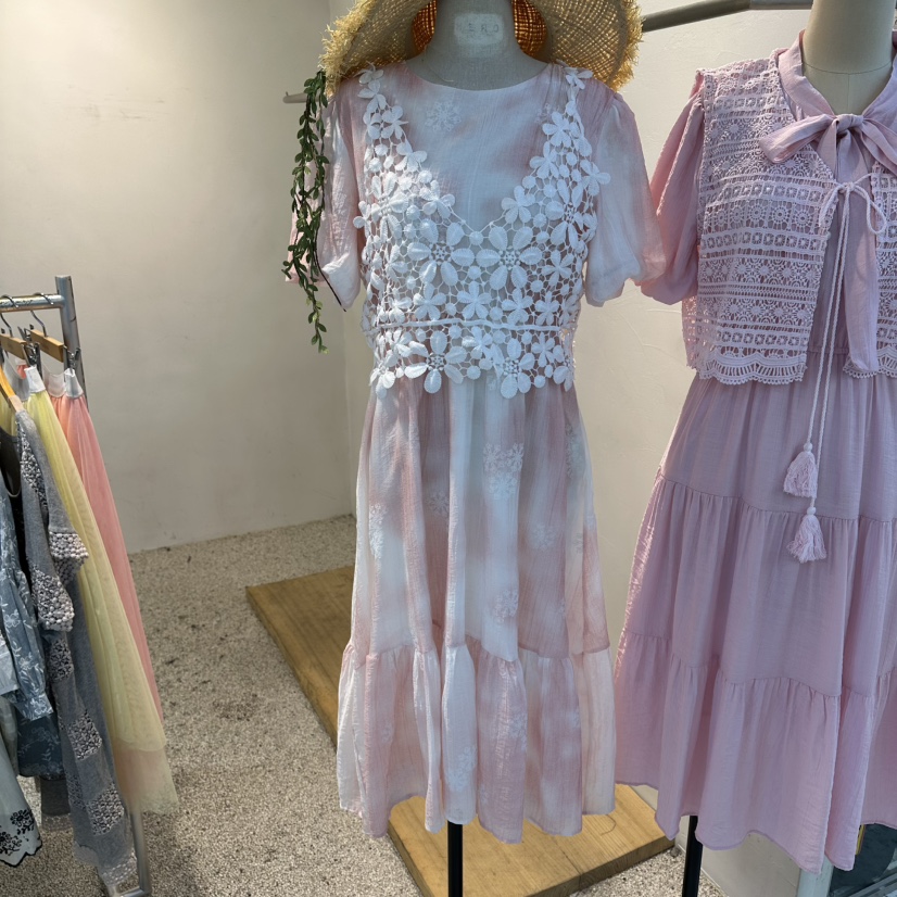 BIKINI韓國東大門代購女裝新款人氣26夏季推薦休閑連衣裙BIKINI連衣裙圖色1