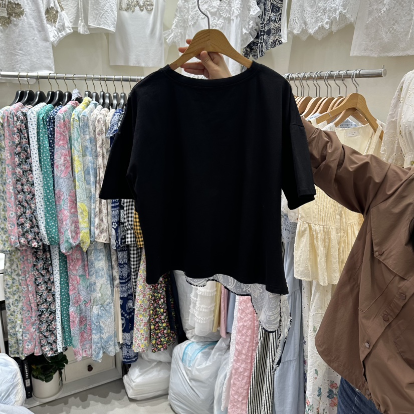BIKINI韓國東大門代購女裝新品26春夏職業時尚休閑熱賣T恤BIKINIT恤