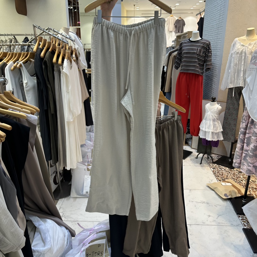 SANS韓國直郵女裝新品人氣26夏季休閑推薦熱賣休閑褲亞麻布SANS休閑褲圖色1