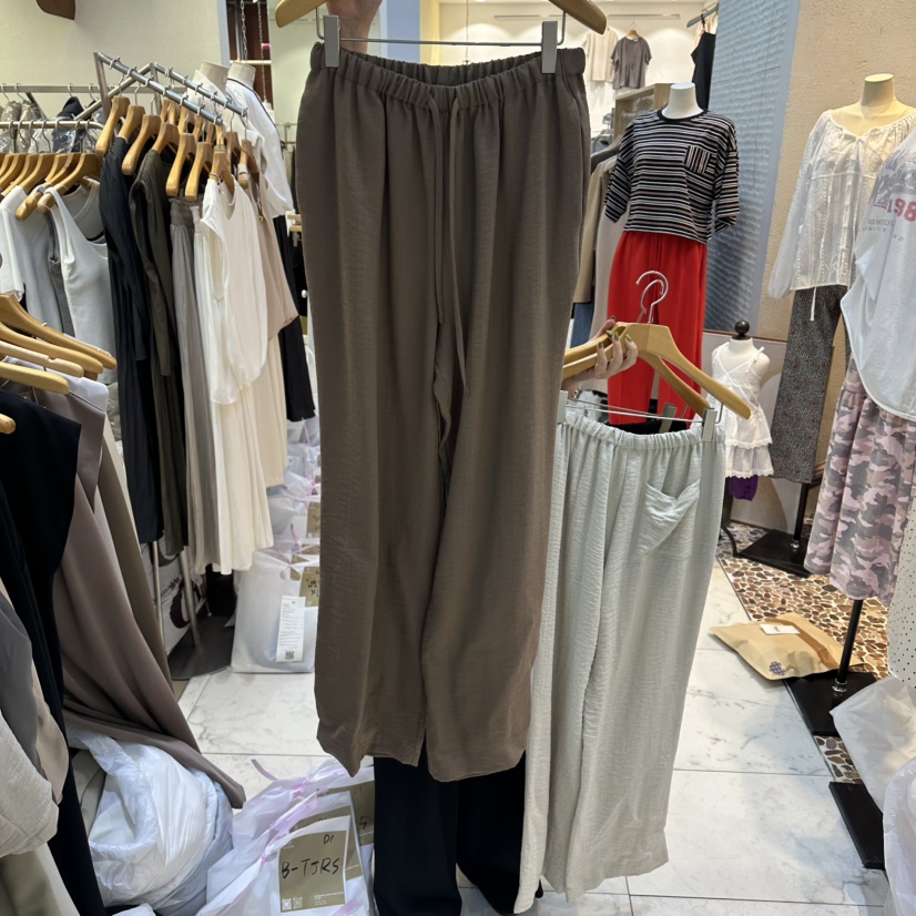 SANS韓國直郵女裝新品人氣26夏季休閑推薦熱賣休閑褲亞麻布SANS休閑褲圖色2