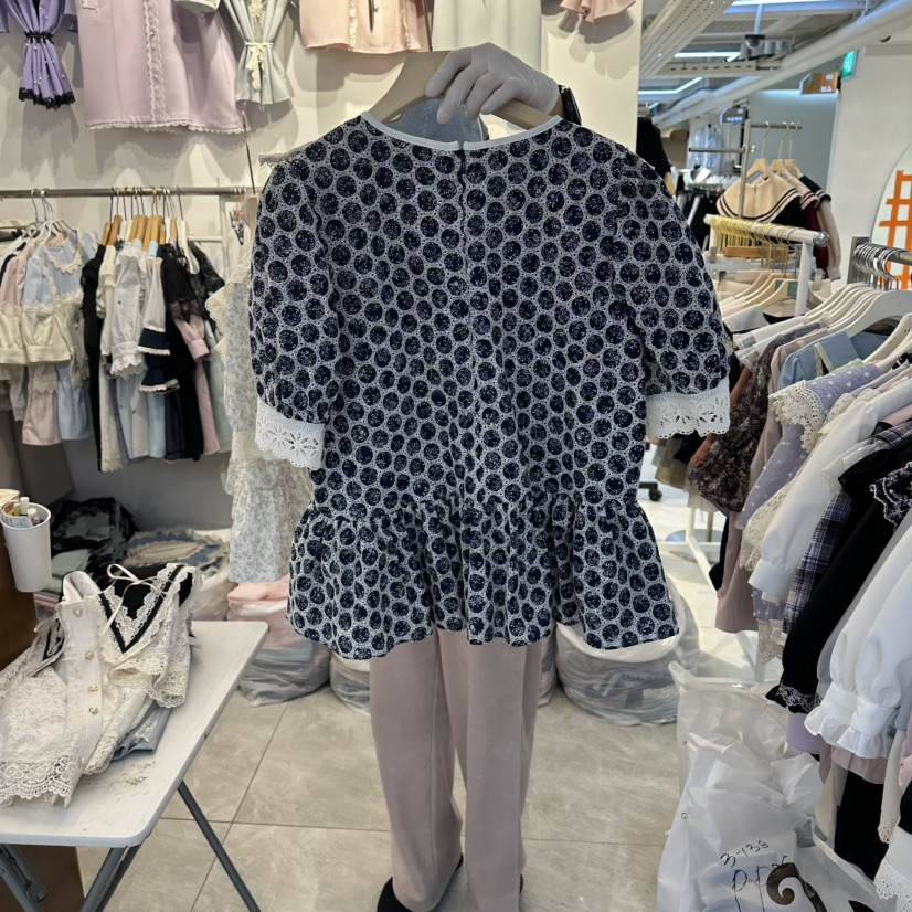 PAPA韓國直郵女裝新款26夏季人氣26春夏休閑推薦襯衫蕾絲衫Papaine/HALMADE襯衫/蕾絲衫