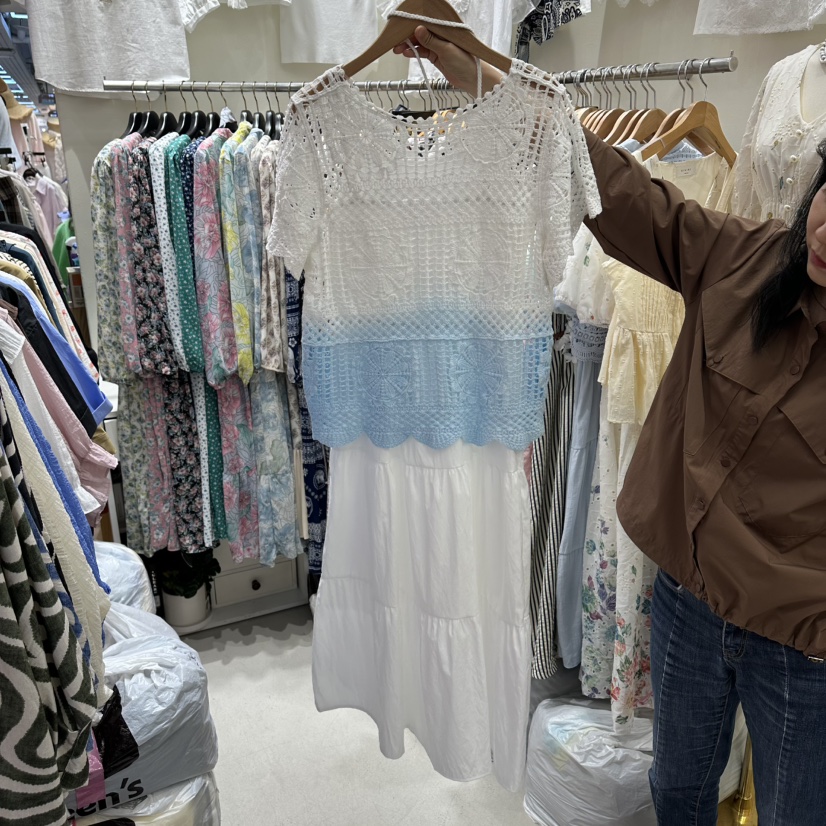 BIKINI韓國東大門代購女士新品職業休閑26夏季連衣裙不含項鏈BIKINI連衣裙