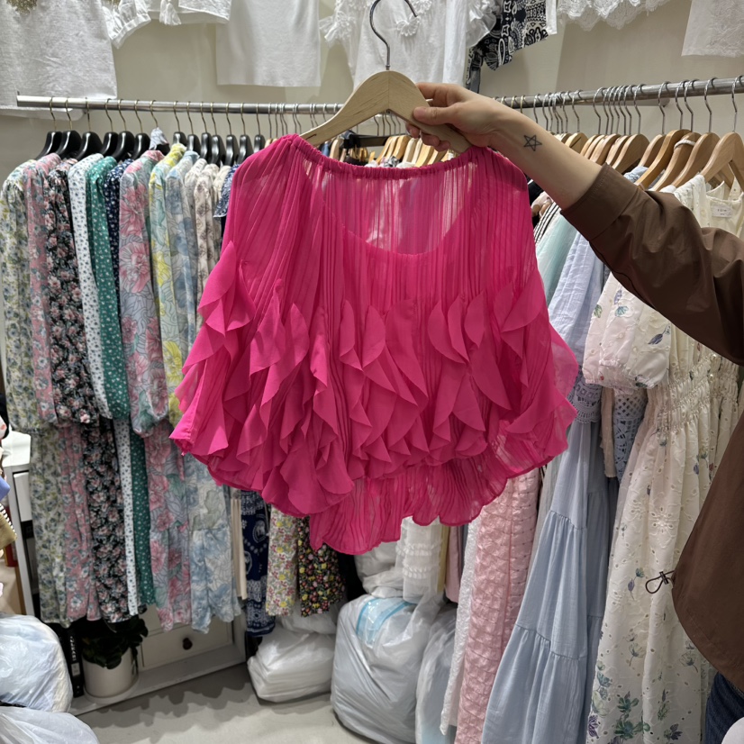 BIKINI韓國直郵實拍女裝新品推薦26春夏職業休閑襯衫蕾絲衫BIKINI襯衫/蕾絲衫